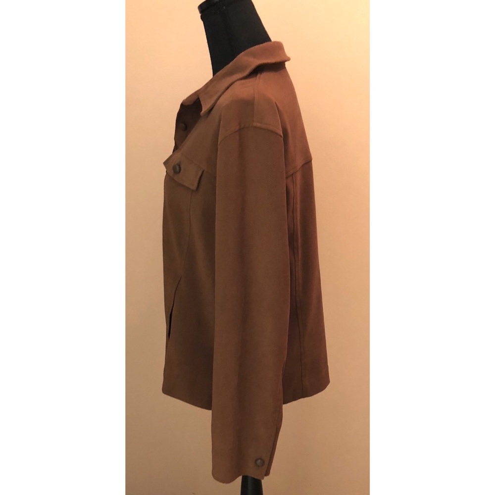 Brown Button Down Vintage NORTON PETITE MCNAUGHTON - Picture 5 of 8